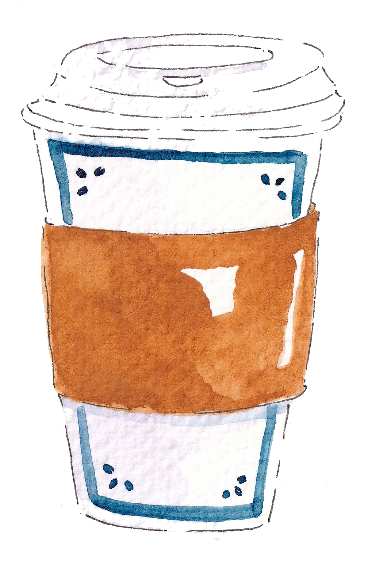 Sticker - Coffee Cup NY