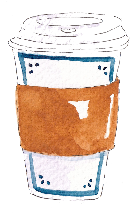 Sticker - Coffee Cup NY