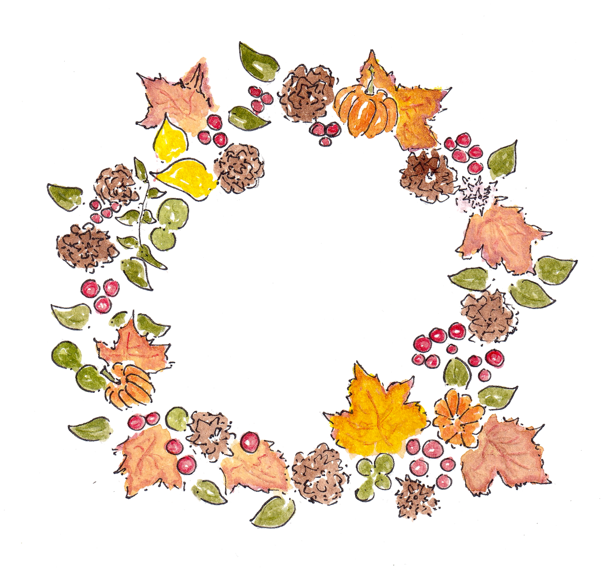 Sticker - Couronne d'Automne