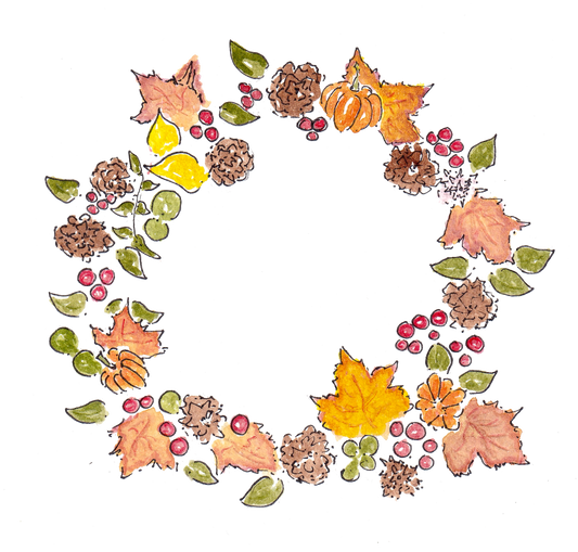 Sticker - Couronne d'Automne