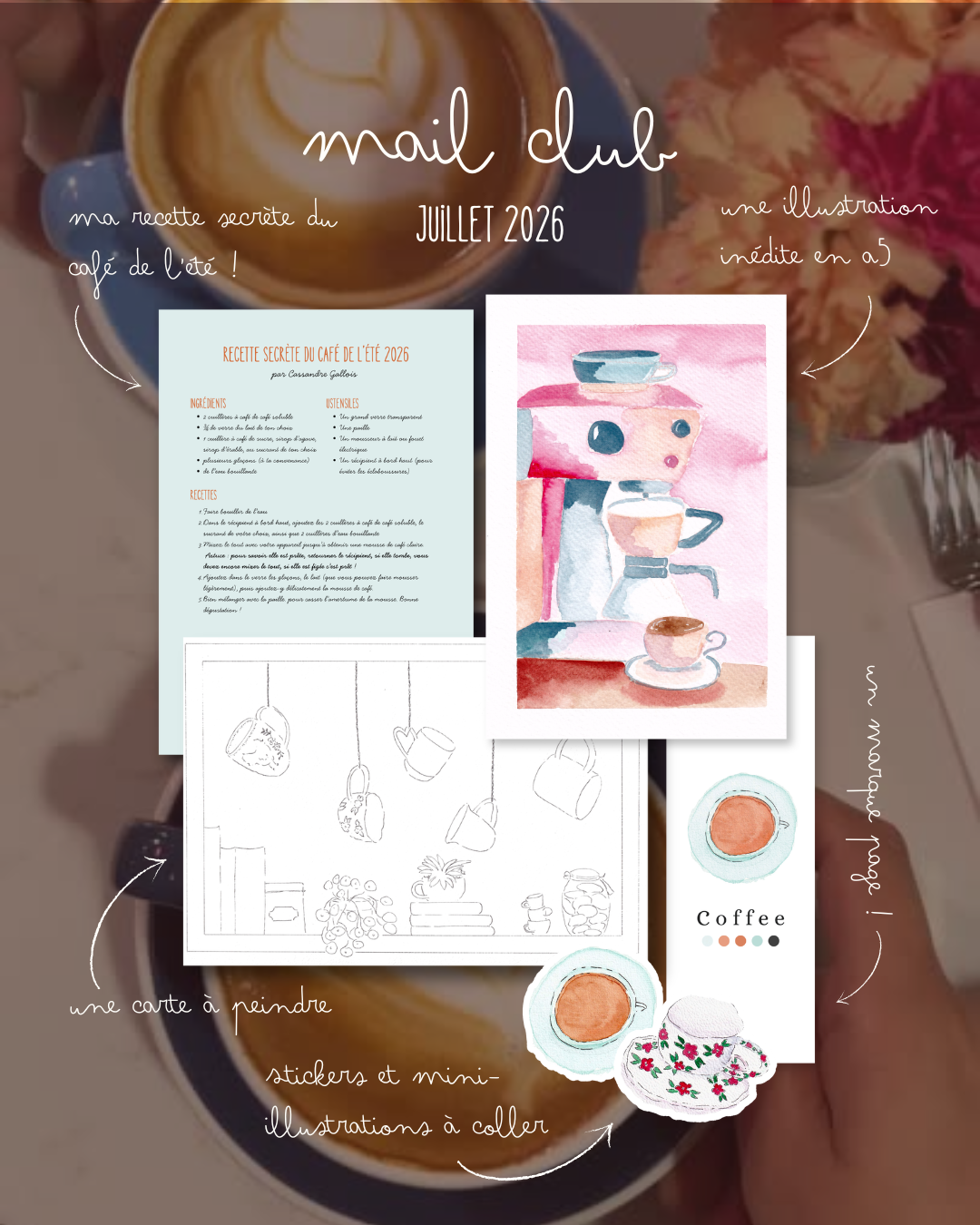 Mail Club de Juillet - Coffee Lover