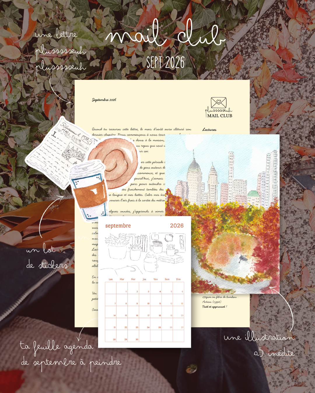 Mail Club Septembre - Un automne new-yorkais