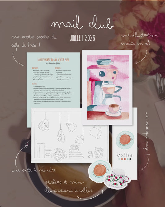 Mail Club de Juillet - Coffee Lover
